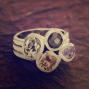 Silpada Sterling Silver .925 Wine Flight Ring